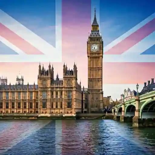 Vue panoramique de Angleterre - Prix ETA Royaume-Uni 20 livres sterling