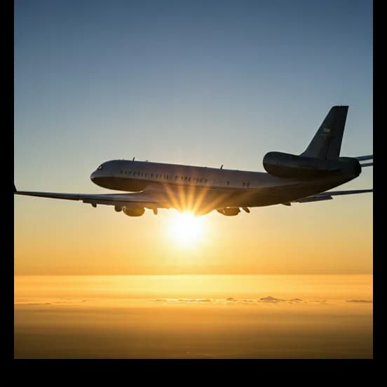Avion en transit — ETA Angleterre